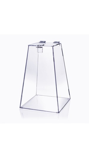 URNA ACRILICA PIRAMIDE MEDIA 30CM