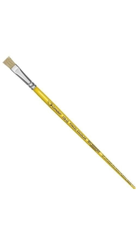 PINCEL CHATO 115 N.12 LONGO AMARELO CONDOR