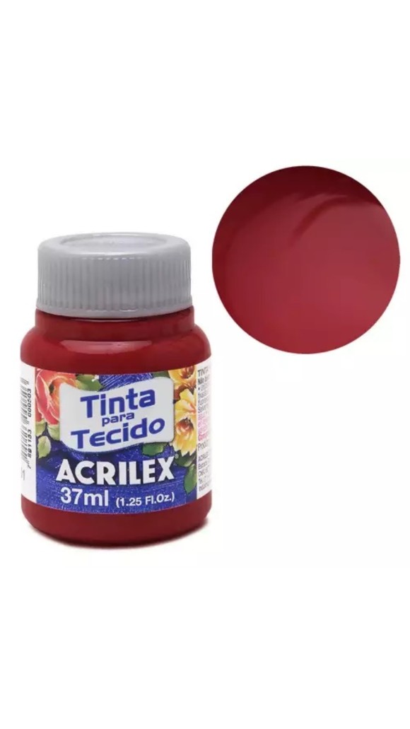 TINTA DE TECIDO FOSCA 37ML ACRILEX