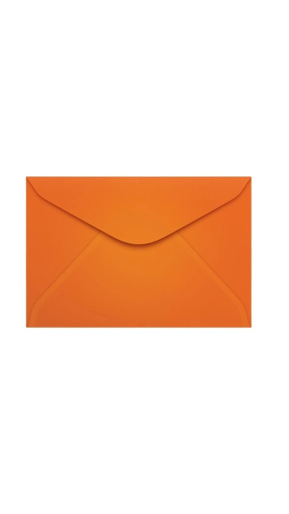 ENVELOPE VISITA LARANJA CARTAGENA 72X108 SCRITY PACOTE C/10 UNID.