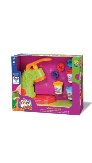 DIVER MASSA MISTER MASSAS MÁQUINA DE MASSINHA DIVERTOYS