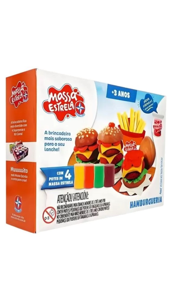 JOGO HAMBURGUERIA COM MASSA ESTRELA