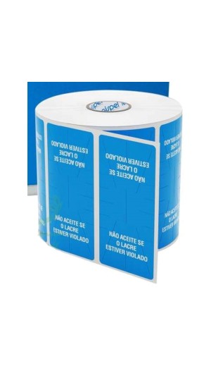 LACRE AZUL DELIVERY T25 100X30 17M C/500 UNIDADES