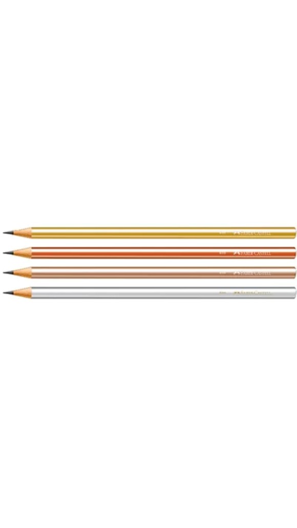 LÁPIS PRETO ECOLÁPIS GLAM FABER-CASTELL