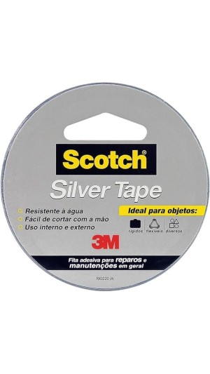 FITA SILVER TAPE PRATA 45MMX5M 3M