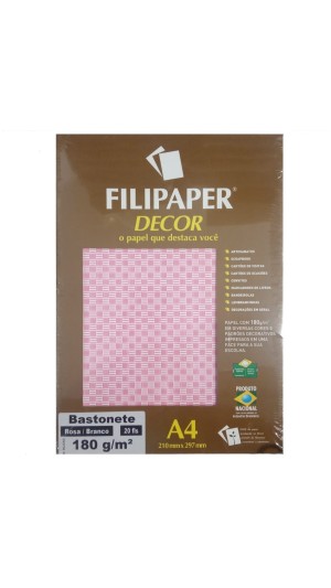 PAPEL PARA IMPRESSÃO FILIPAPER BASTONETE 180G A4 20FLS