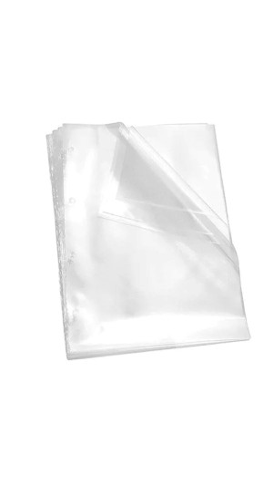 ENVELOPE PLASTICO 4 FUROS GROSSO POLIBRAS CAIXA C/400 UNID.