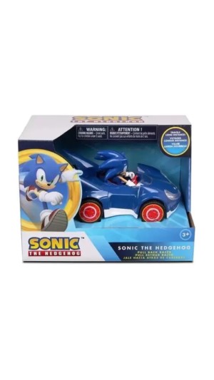 VEÍCULO CARRO SONIC PULL BACK MOD1 FUN
