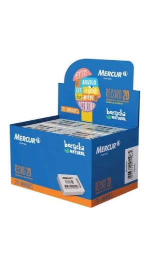 BORRACHA BRANCA RECORD 20 CAIXA C/20 UNID.