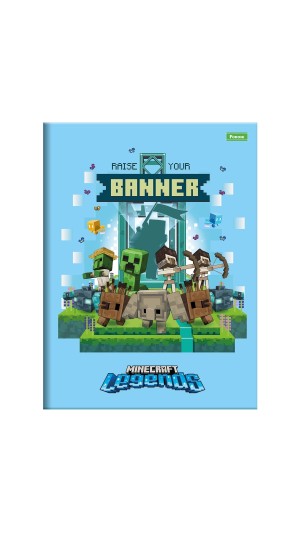 CADERNO BROCHURA UNIV.C.D.MASC.MINECRAFT 80F.2024 FORONI