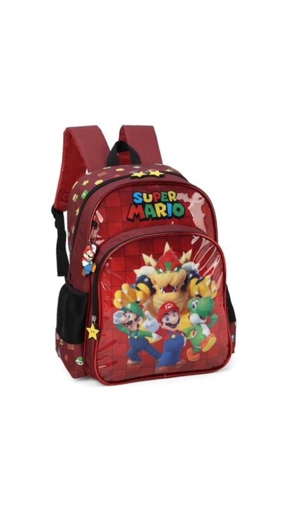 MOCHILA 2 ALÇAS JUV.MASC.MARIO IS39441MO 2024 LUXCEL
