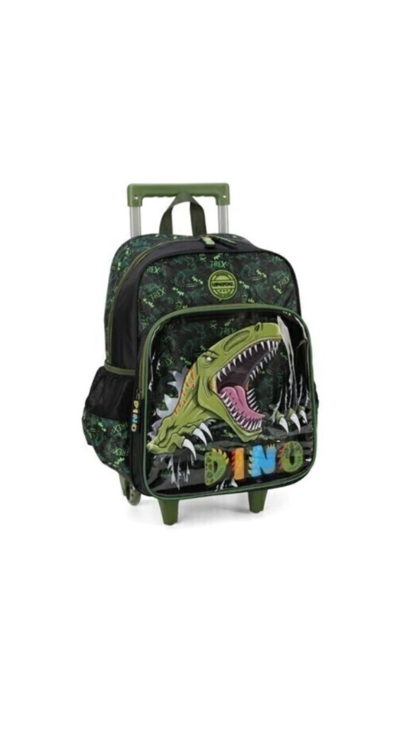 MOCHILA C/CARR.MASC.DINO IC39882UP 2024 LUXCEL