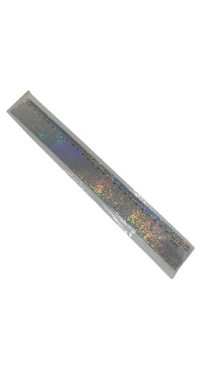REGUA 30CM HOLOGRÁFICA GLITTER MAXCRIL