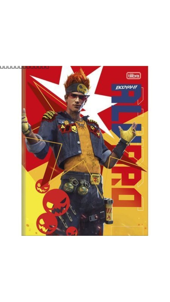 CADERNO BROCHURA.UNIV.C.D.MASC.FREE FIRE 80F.2024 TILIBRA