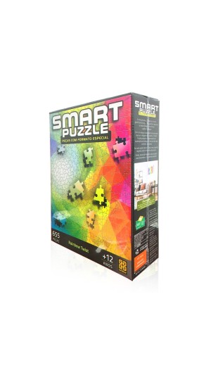 QUEBRA-CABEÇA SMART PUZZLE - RAINBOW TWIST 655 PEÇAS
