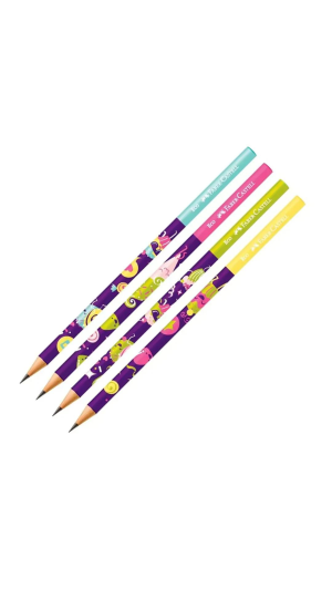LAPIS PRETO CANDY PARTY FABER-CASTELL