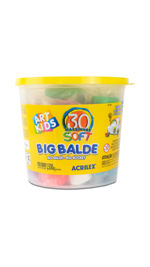 BALDE DE MASSINHA 1.5KG ACRILEX