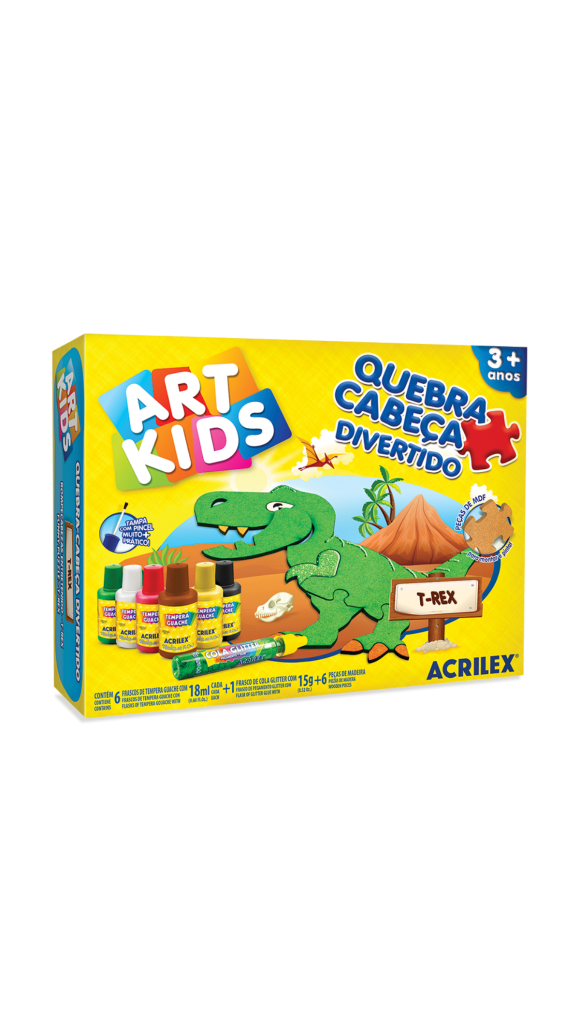 QUEBRA-CABEÇA DIVERTIDO ART KIDS ACRILEX