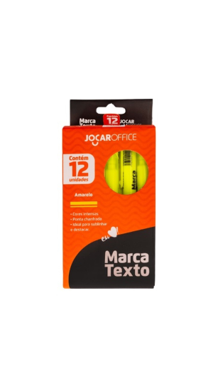 MARCA TEXTO JOCAR OFFICE CAIXA C/12 UNID.
