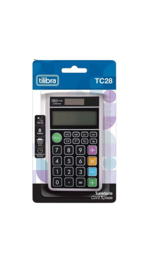 CALCULADORA BOLSO TC28 COLOR TILIBRA