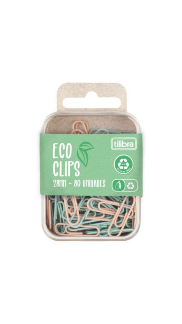 CLIPS 28MM ECO BLISTER C/80 UNID.TILIBRA