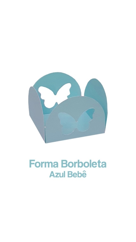 FORMA DE PAPEL BORBOLETA N.07 C/50 UNID