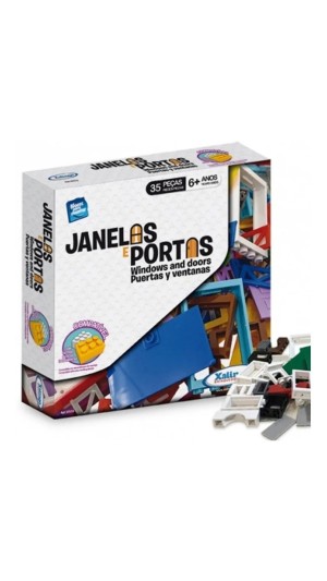 BLOCOS DE MONTAR PORTAS E JANELAS 35 PÇS