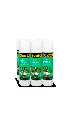 COLA BASTÃO 20G SCOTCH 3M PCT C/06 UNID.