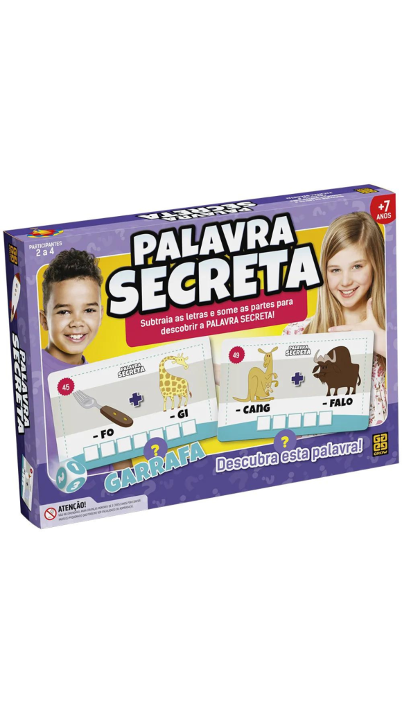 JOGO PALAVRA SECRETA GROW