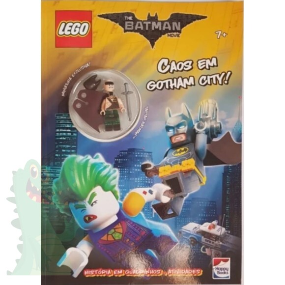 LIVRO LEGO THE BATMAN MOVIE: CAOS EM GOTHAM CITY
