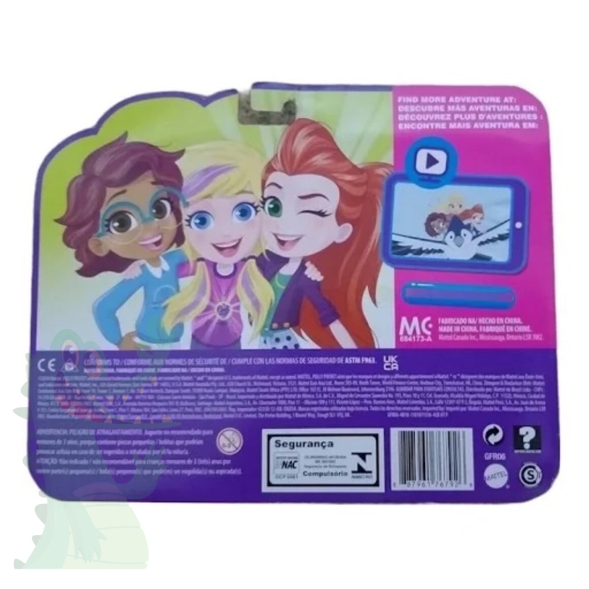 Polly Pocket 2 Amigas Hora De Brincar Mattel - GFR06