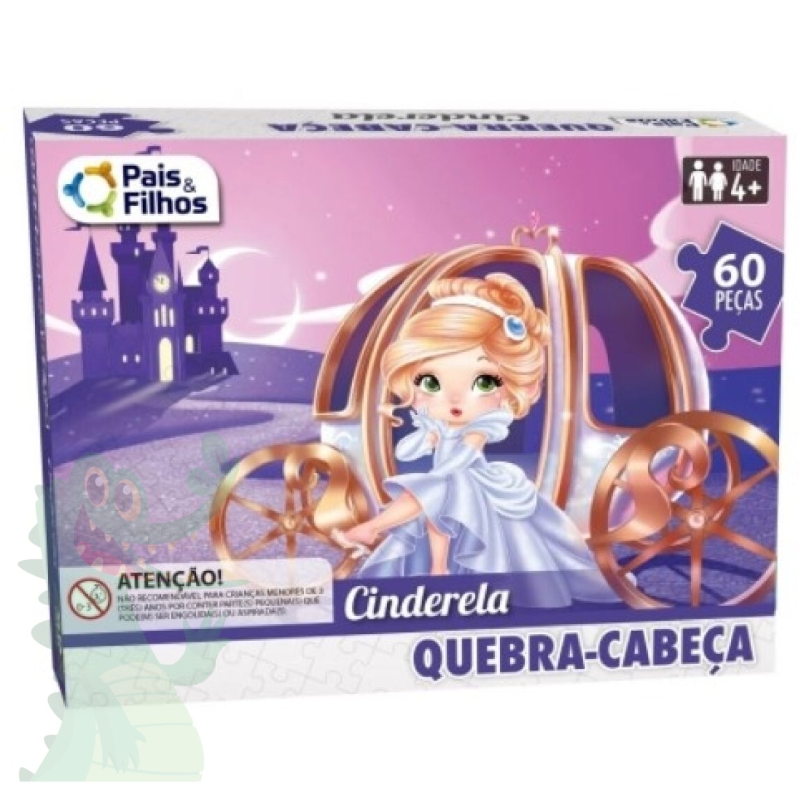 Quebra Cabeça - Princesa Bela 60 peças