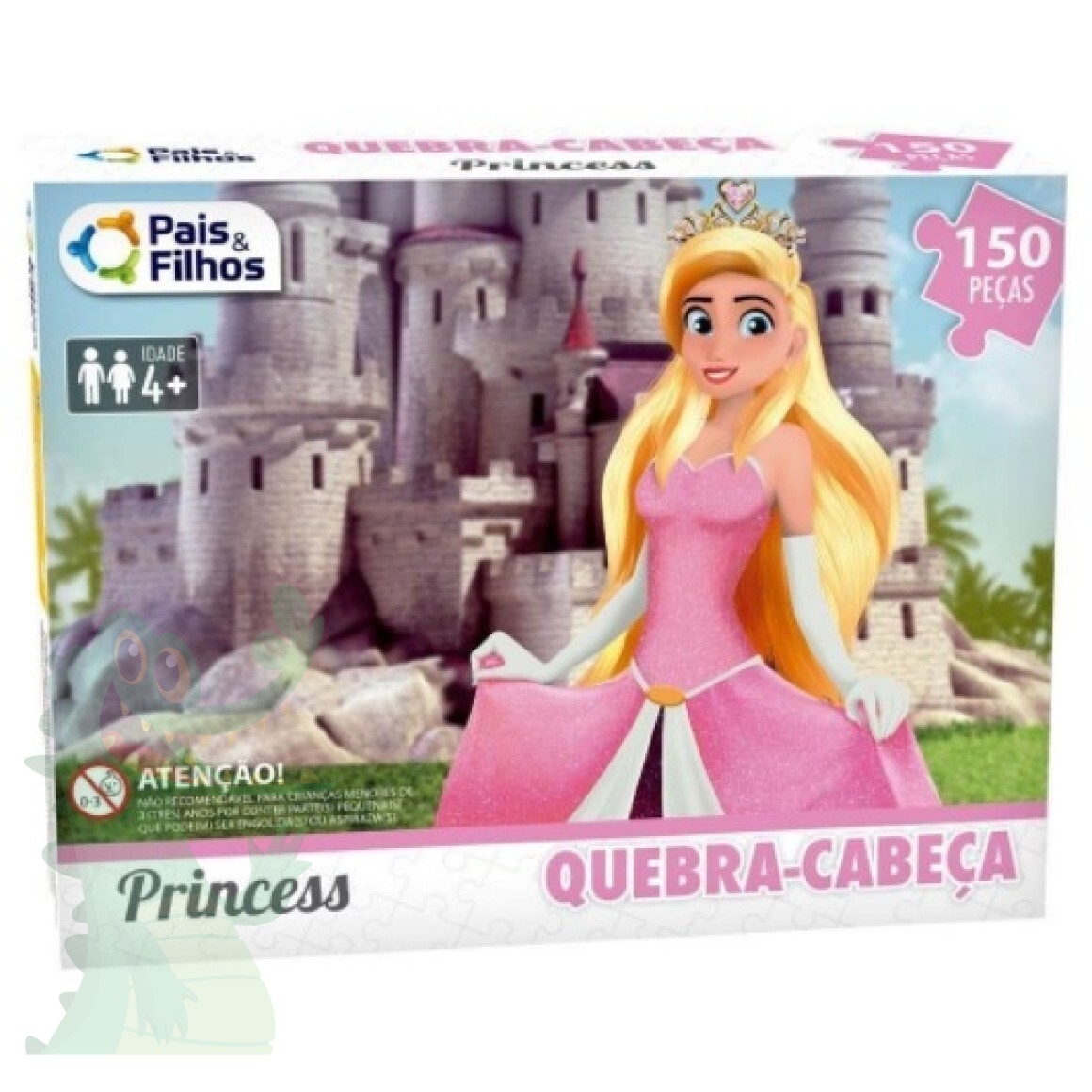 Kit 3 Jogos Princesas Disney Dominó QuebraCabeça e Bingo Toyster